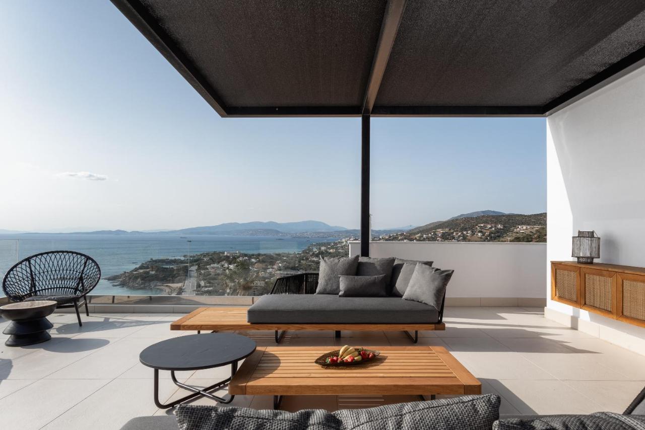 Black Stone Villa Sounion Bagian luar foto